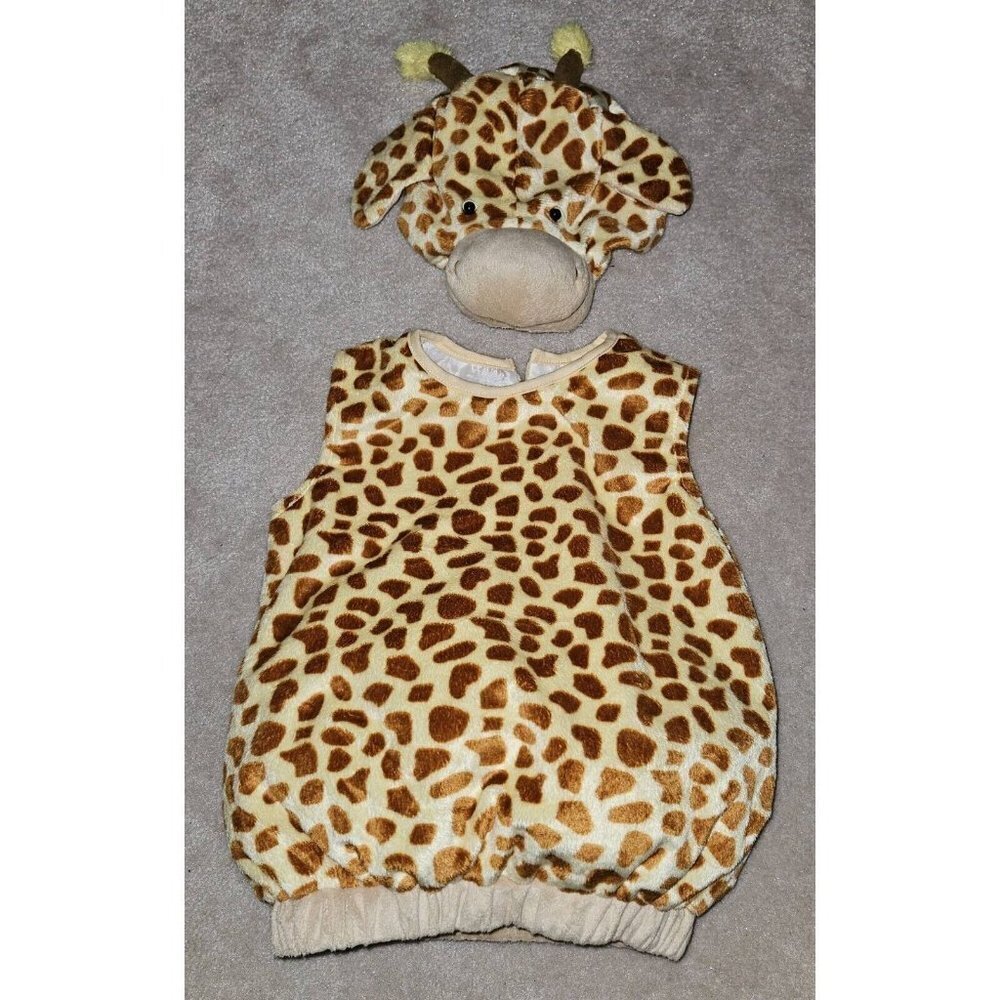 Giraffe Plush Halloween Costume Baby 6-12 Months Target Jumpsuit Headpiece